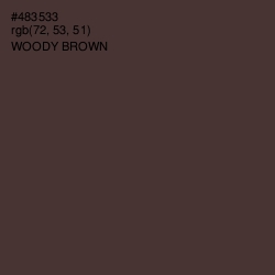 #483533 - Woody Brown Color Image